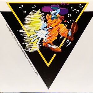 VTG 1999 Shakedown Street Sticker. GDP. 6.5 x 6. Transparent.